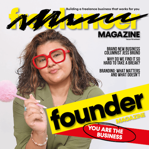 Front cover of issue 19 of Freelancer Magazine
